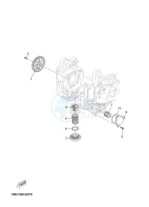 YPR125R XMAX 125 EVOLIS 125 (2DMF 2DMF) drawing OIL PUMP