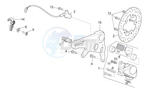 TUONO 1100 V4 FACTORY E4 ABS (APAC) drawing Rear brake caliper