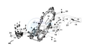 GTS 125I drawing FRAME