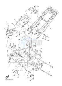 FZ8-S FZ8 FAZER 800 (42PG) drawing FRAME