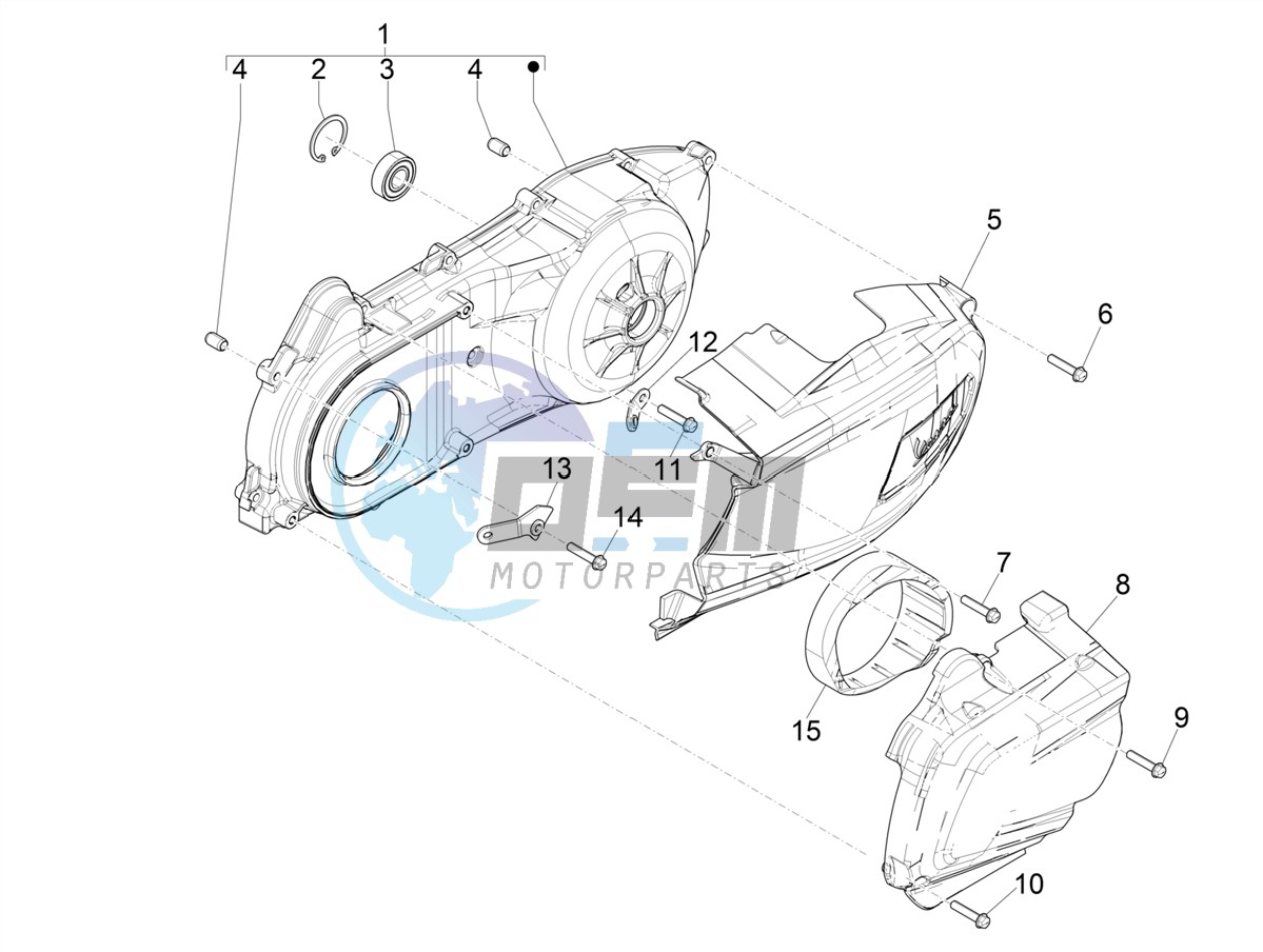 Crankcase cover - Crankcase cooling