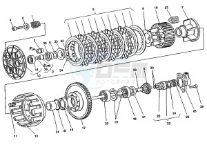 ELEPHANT 900 drawing CLUTCH