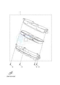 YPR125R XMAX 125 EVOLIS 125 (2DM3) drawing METER