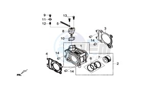 CRUISYM 125I ABS (L8 L9) EU EURO4 drawing CYLINDER KIT