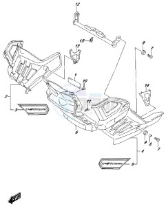 DL650 drawing UNDER COWLING (DL650XAL7 E21)