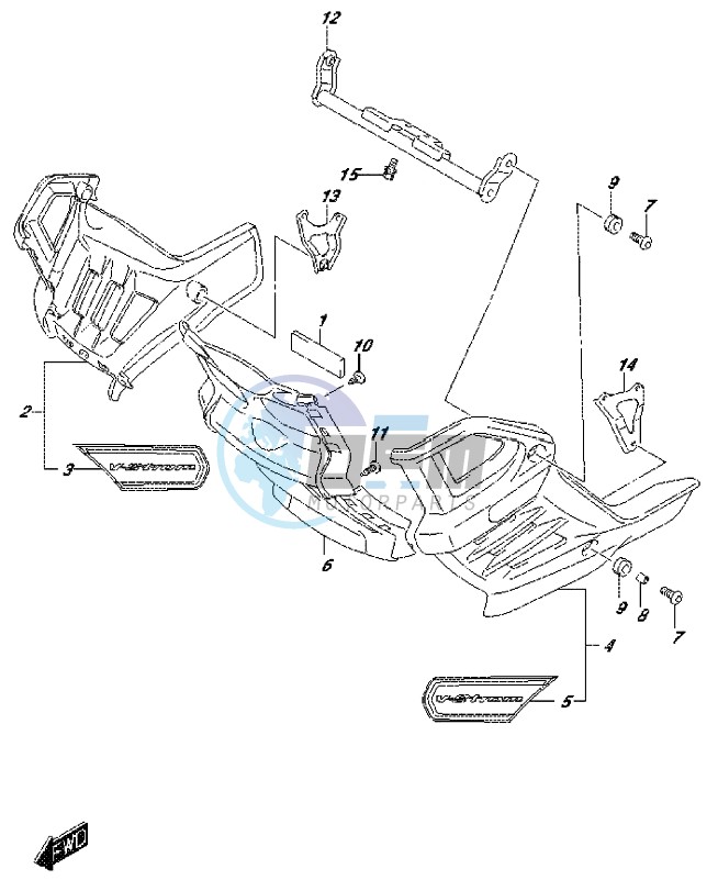 UNDER COWLING (DL650XAL7 E21)