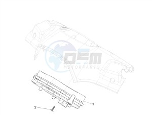 SPRINT 50 4T 3V E4-2020 (NAFTA) drawing Meter combination - Cruscotto