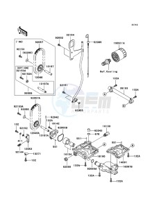 JET SKI STX-15F JT1500A8F FR drawing Oil Pump