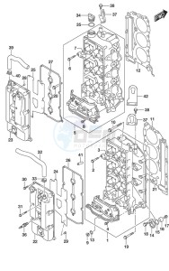 DF 250 drawing Cylinder Head