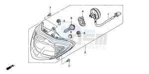 SH125 drawing HEADLIGHT