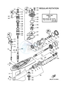 F350AETX drawing PROPELLER-HOUSING-AND-TRANSMISSION-1