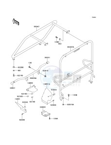 KAF 620 B [MULE 2520 TURF] (B6) [MULE 2520 TURF] drawing GUARDS_CAB FRAME