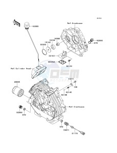 KAF400 C [MULE 610 4X4 HARDWOODS GREEN HD] (C1) C1 drawing OIL PUMP_OIL FILTER