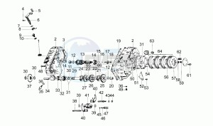 Tuareg Rally 50 drawing Crankcase