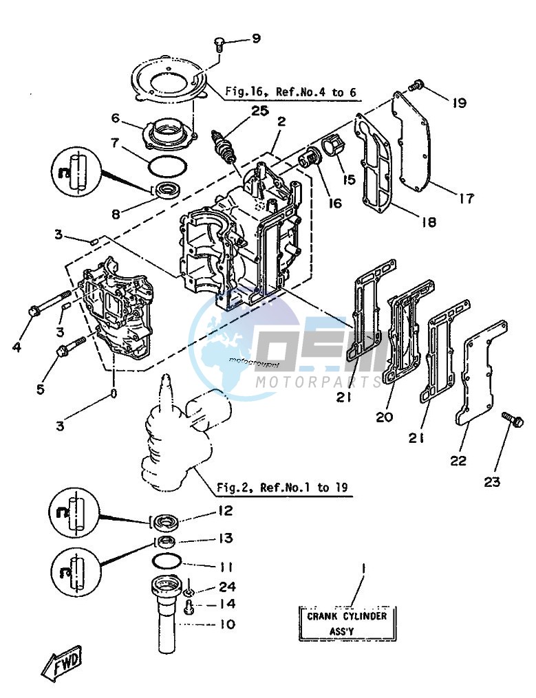 CYLINDER--CRANKCASE