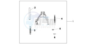 XL700V9 F / CMF drawing MAINSTAND