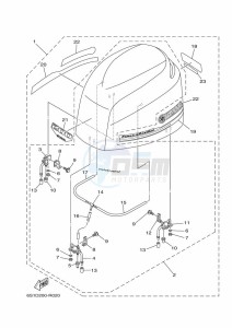 FL200BET drawing FAIRING-UPPER