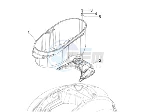 GTV 300 HPE SEI GIORNI IE E4 ABS (NAFTA) drawing Helmet housing - Undersaddle