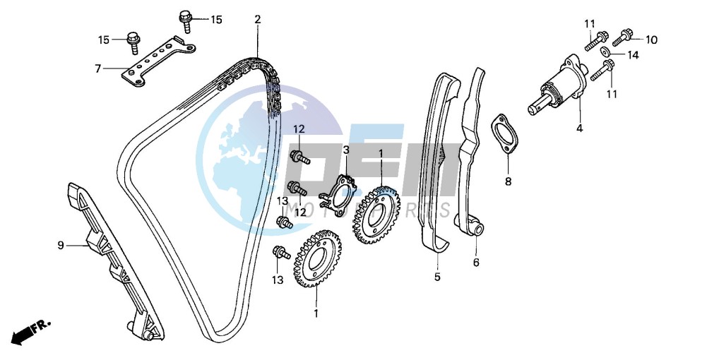 CAM CHAIN/TENSIONER