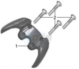 JET EURO X 50 drawing REAR LUGGAGE FRAME