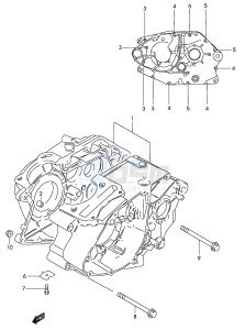 GZ125 (P4) drawing CRANKCASE