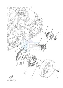 XT1200Z SUPER TENERE ABS (BP81) drawing STARTER CLUTCH