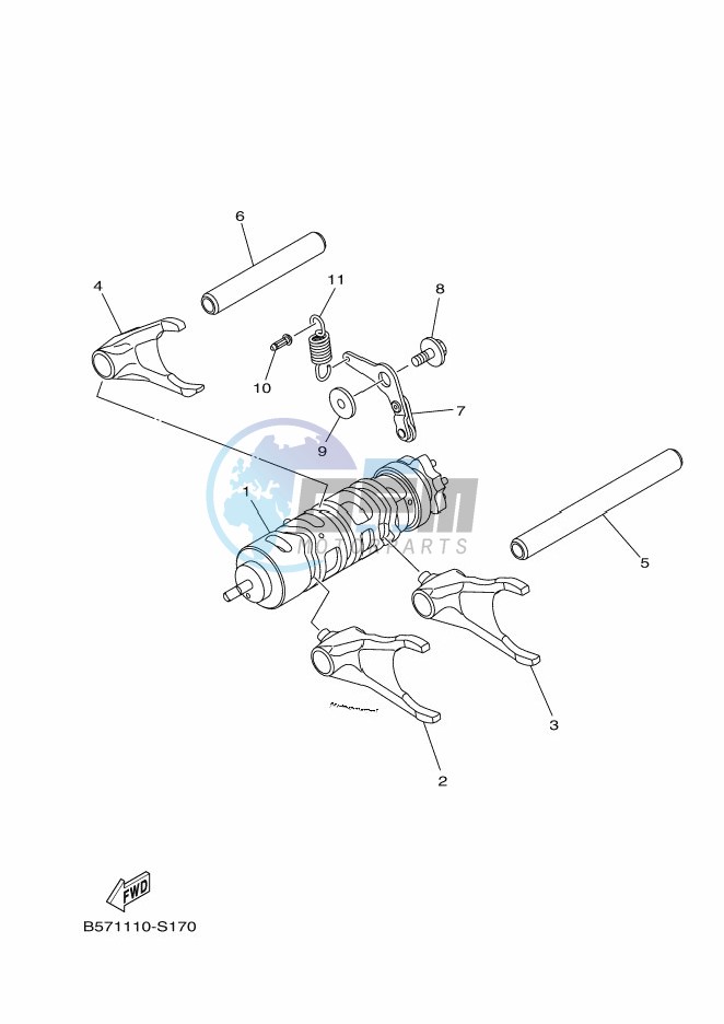 SHIFT CAM & FORK