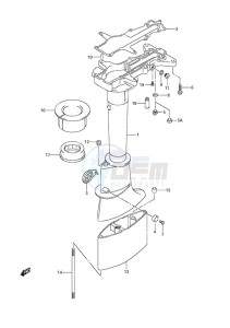 DF 4 drawing Drive Shaft Housing