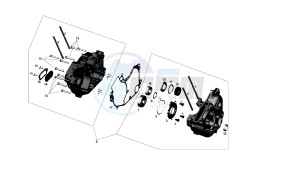 DIRT BOY - DIRT KID - 50 CC drawing CRANKCASE