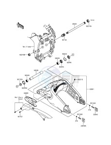 NINJA_ZX-6R_ABS ZX636FEF FR GB XX (EU ME A(FRICA) drawing Swingarm