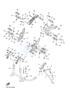 FJR1300AE FJR1300AS (1MD4 1MD5) drawing STAND & FOOTREST