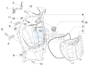 Liberty 50 2t RST ptt (CH) Switserland drawing Front glove compartment