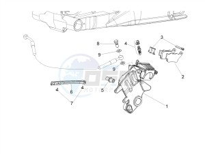 SHIVER 900 E4 ABS (NAFTA) drawing Rear brake caliper