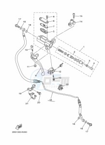 XT1200ZE XT1200ZE SUPER TENERE ABS (BP9C) drawing FRONT MASTER CYLINDER 2