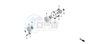 XR650R drawing OIL PUMP