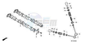 CBR1000RR9 BR / MME SPC - (BR / MME SPC) drawing CAMSHAFT/VALVE