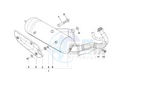 VARIANT SPORT - 50 CC VTHSBA00 2T drawing EXHAUST SYSTEM