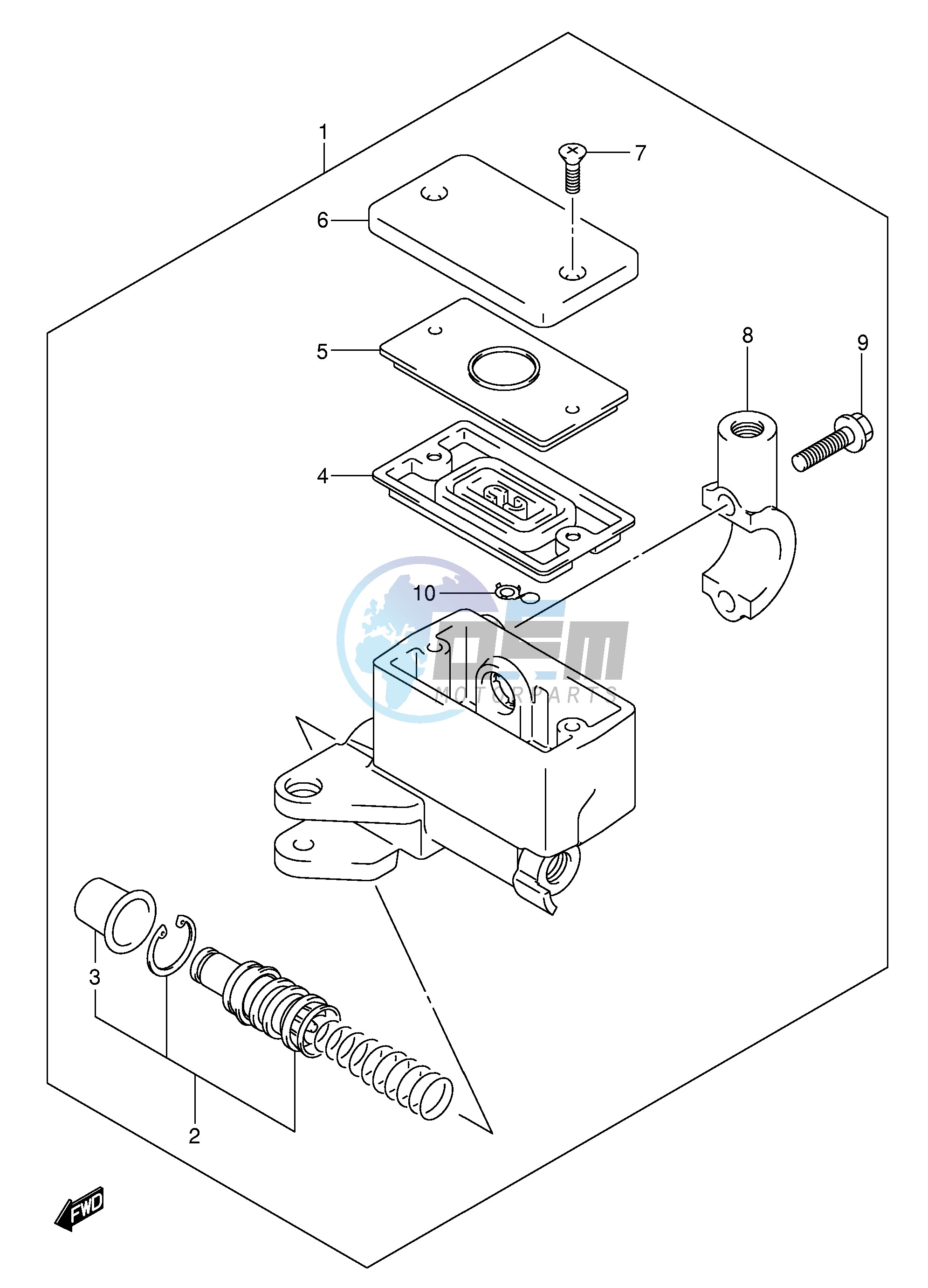 FRONT MASTER CYLINDER