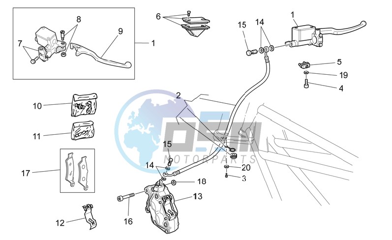 Front brake system