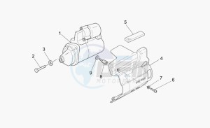 Griso V 850 IE IE drawing Starter motor