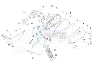 150 Sprint 4T 3V ie (APAC) (AU, CD, EX, JP, RI, TH, TN) drawing Air filter