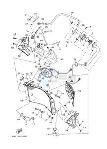 MTN-1000D MT-10 SP MT-10 SP (BW81) drawing RADIATOR & HOSE