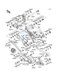 1400GTR ZG1400A9F FR GB XX (EU ME A(FRICA) drawing Swingarm