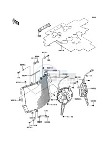 1400GTR_ABS ZG1400CDF FR GB XX (EU ME A(FRICA) drawing Radiator