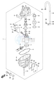 DF 70A drawing Fuel Vapor Separator