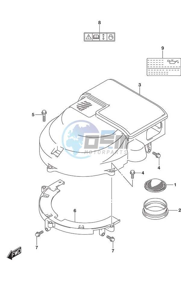 Silencer/Ring Gear Cover