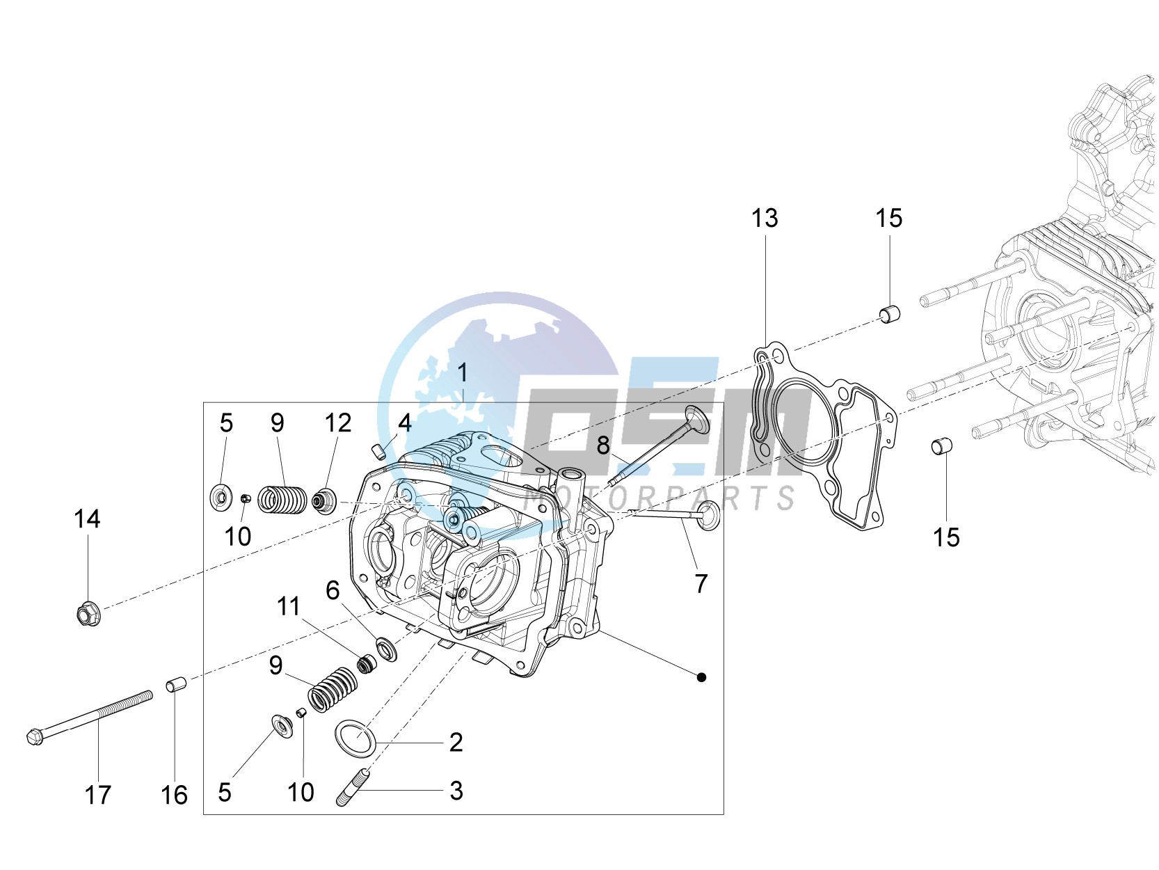 Cylinder head unit - Valve