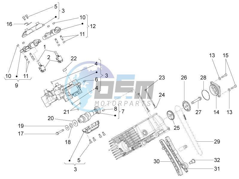 RH cylinder timing system II