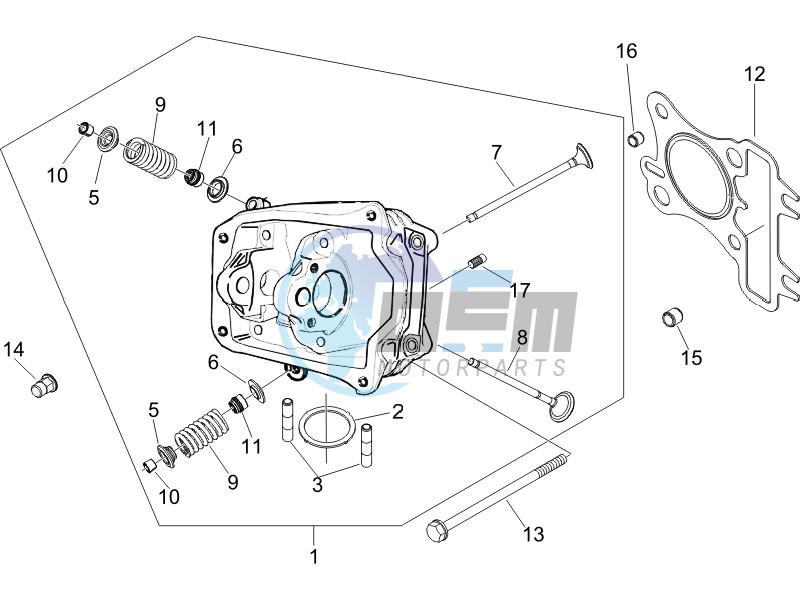 Cilinder head unit - Valve