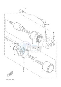 VP250 X-CITY (5B2C 5B2C 5B2C) drawing STARTING MOTOR